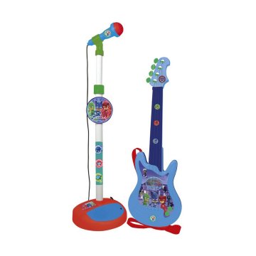 Detská gitara PJ Masks Mikrofón Modrá