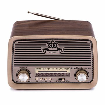 Radio Kooltech Am/Fm/Sw Bluetooth Gaštanová