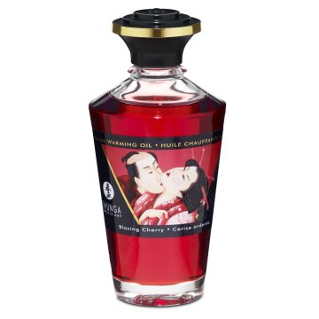 Masážny olej Aphrodisia Shunga Blazing cherry 100 ml