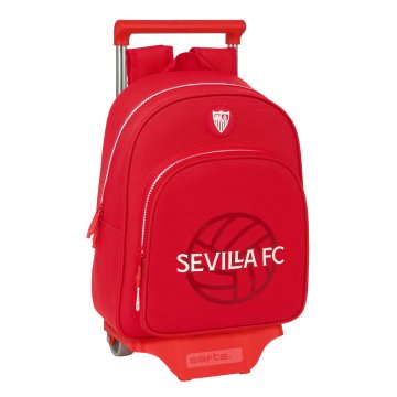 Školská taška na kolieskach Sevilla Fútbol Club Červená 28 x 34 x 10 cm