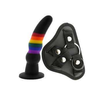 Pripínacie dildo Dream Toys Colourful Love