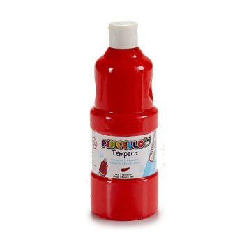 Temperové farby Červená 400 ml (6 kusov)