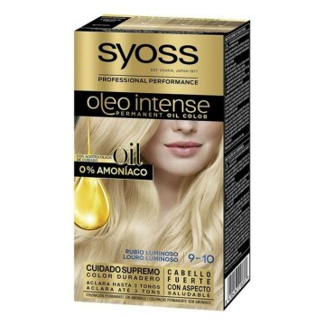 Trvalá farba Syoss Olio Intense Bez amoniaku Nº 9,10 Jasný blond