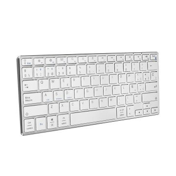 Bezdrôtová klávesnica Subblim SUB-KB-3ADC200 BLUETOOTH 3.0 350 mAh Striebristý Španielska Qwerty QWE