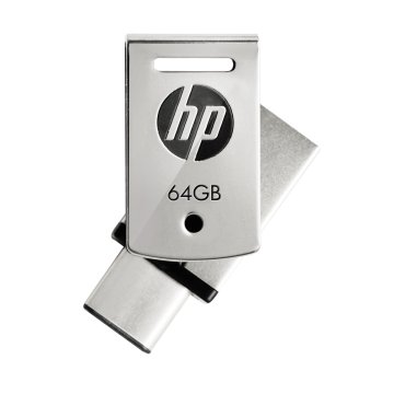 USB flash disk HP HPFD5000M-64 Oceľ 64 GB