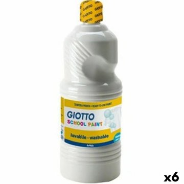 Tempera Giotto Biela 1 L (6 kusov)