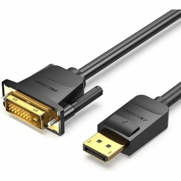 Adaptér DisplayPort na DVI Vention HAFBF Čierna 2 m