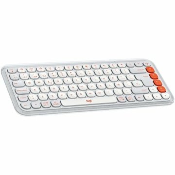 Klávesnica Logitech Pop Icon Biela Španielska Qwerty QWERTY