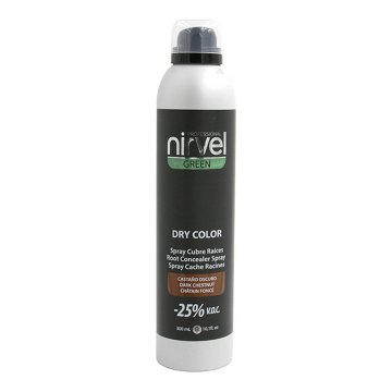 Sprej na zakrytie šedín Green Dry Color Nirvel 8435054666384 Tmavo hnedý (300 ml)