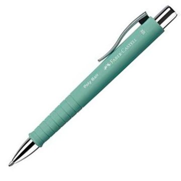 Pero Faber-Castell Poly Ball XB zelená (5 kusov)