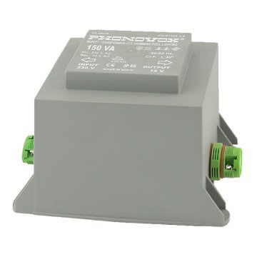 Safety transformer for swimming pool lighting PHONOVOX tp30103cr 150 VA 12 V 230 V 50-60 Hz 12,9 x 7