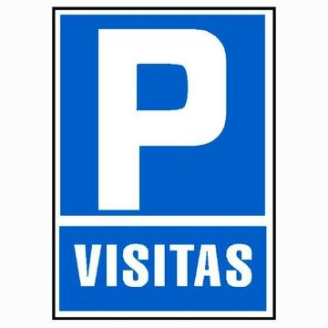 Etiketa Archivo 2000 "PARKING VISITAS" PVC 210 x 297 mm