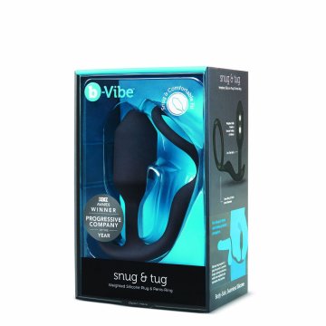 Análna zástrčka Snug & Tug B-Vibe Čierna