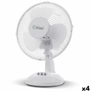 Stolový ventilátor Kiwi Biela Ø 27 cm 21W (4 kusov)