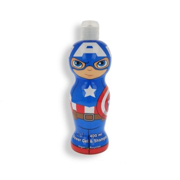 Gél a šampón 2 v 1 Air-Val American Captain 400 ml