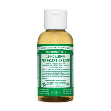 Tekuté mydlo Dr Bronner's 60 ml Mandle