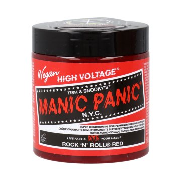 Polopermanentná farba Manic Panic Panic High Červená vegánsky (237 ml)