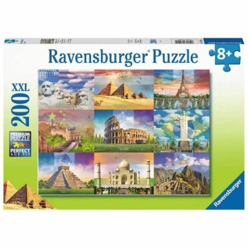 Puzzle Ravensburger 13290 XXL Monumentos del mundo 200 Kusy