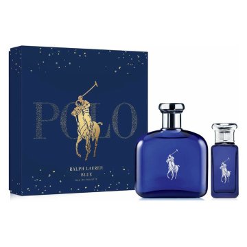 Súprava s pánskym parfumom Ralph Lauren Polo Blue EDT 2 Kusy