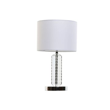 Stolná lampa Home ESPRIT Biela Sklo 50 W 220 V 25 x 25 x 42 cm