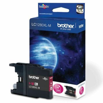 Originálne atramentové náplne Brother LC1280XLM Purpurová