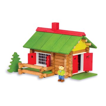 Pohyblivé figúrky Jeujura My Wooden Chalet 100 Kusy Playset