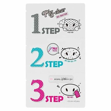 Maska na tvár Peel Off Holika Holika Pig-clear No Water3 Step