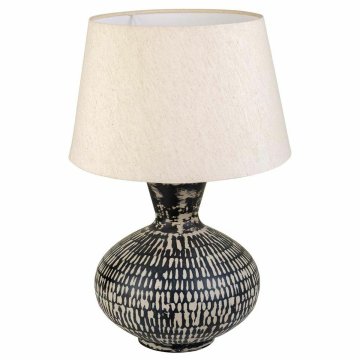 Stolná lampa Alexandra House Living Čierna Železo 31 x 62 x 31 cm