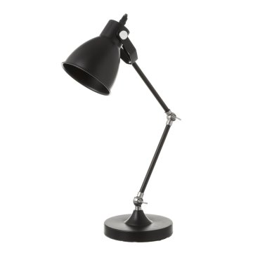 Flexo/Stolná lampa Čierna Kov 25 W 27 x 16 x 52 cm