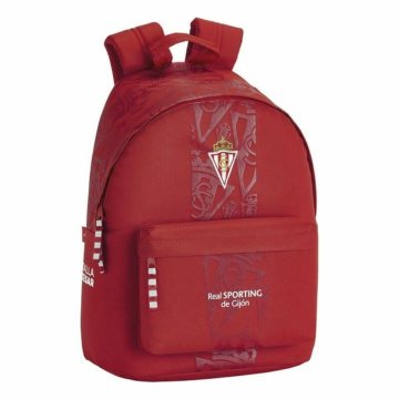 Batoh na Notebook Real Sporting de Gijón 14,1'' Červená 31 x 41 x 16 cm