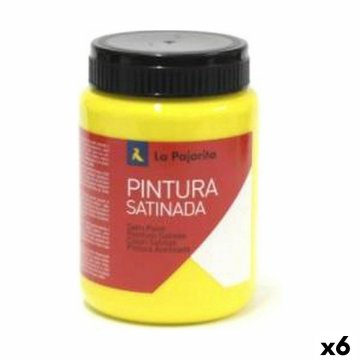 Tempera La Pajarita L-02 Gold Žltá Saténový Školský (škola) (35 ml) (6 kusov)