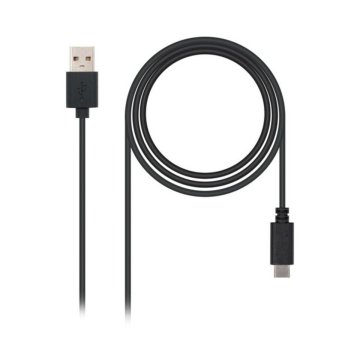 Kábel USB A na USB C NANOCABLE 10.01.210 Čierna