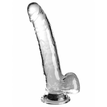 Vibrator Pipedream King Cock Clear Transparentná