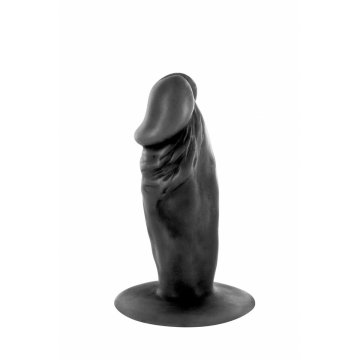 Realistické dildo Real Body Čierna 11 cm