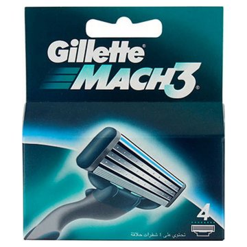 Náhradná žiletka na holiaci strojček Gillette (4 kusov) (4 uds)