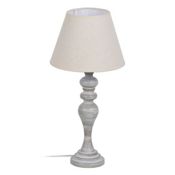 Stolná lampa Béžová Sivá 60 W 220-240 V 25 x 25 x 50 cm