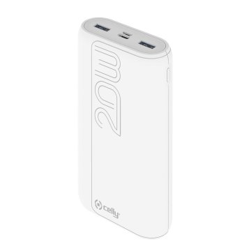 Powerbanka Celly 20000 mAh Biela