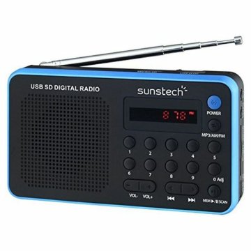 Prenosné rádio Sunstech RPDS32BL