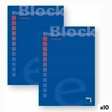 Poznámkový Bloček Pacsa Modrá A4 50 Listy (10 kusov)