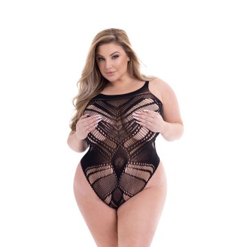 Trikot Baci Lingerie Čierna Queen size