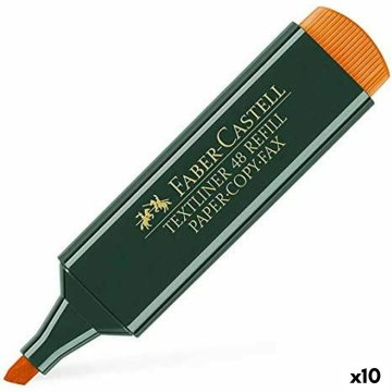 Zvýrazňovač Faber-Castell TEXTLINER 48 Oranžová (10 kusov)