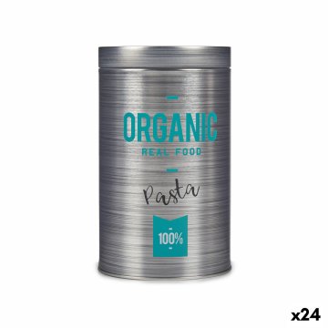 Loď Organic Pasta Sivá Plech 10,4 x 18,2 x 10,4 cm (24 kusov)