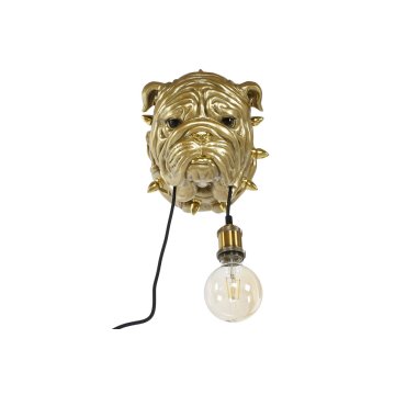 Nástenná lampa Home ESPRIT Zlatá Živica 50 W Moderný Buldog 220 V 25 x 23 x 29 cm