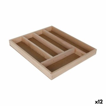 Organizér na príbor Quttin Drevo 33 x 28 x 3,5 cm (12 kusov)