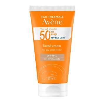 Krém na opaľovanie na tvár Avene Biela Spf 50 (4 kusov)