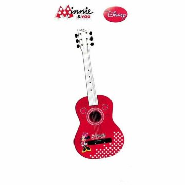 Detská gitara Minnie Mouse Červená