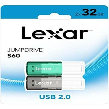 USB flash disk Lexar JUMPDRIVE S60 zelená Sivá 32 GB