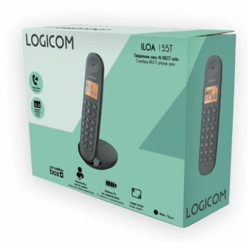 Pevná linka Logicom DECT ILOA 155T SOLO Čierna