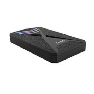 Puzdro na pevné disky TooQ TQE-2550RGB 2,5" SATA USB 3.0/3.1 Čierna 2,5"