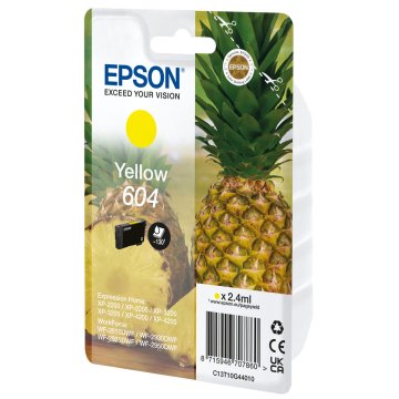 Originálne atramentové náplne Epson 604 Žltá